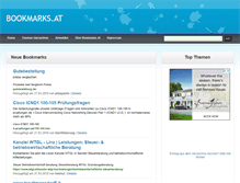 Tablet Screenshot of bookmarks.at