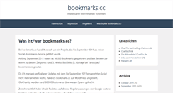 Desktop Screenshot of bookmarks.cc